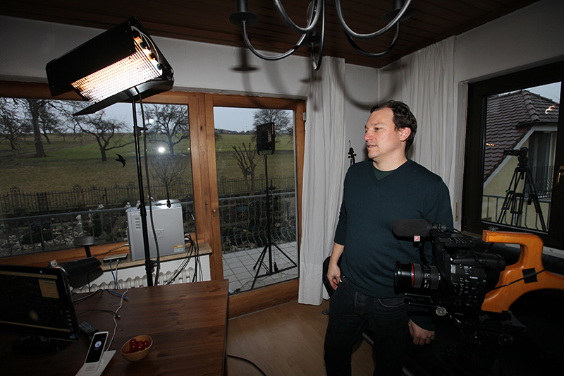 Preparation for another recording.