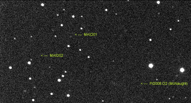 The discovery video of the main belt asteroid (410928 Maidbronn)